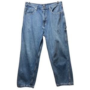 Denizen Carpenter Jeans 34x32 Utility Pockets Denim Workwear Pants Loose Relaxed